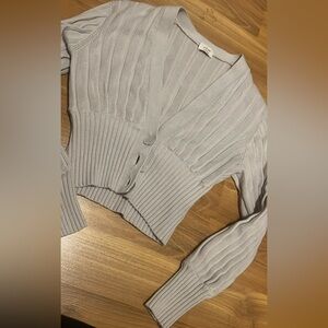 aritzia plunge cardigan